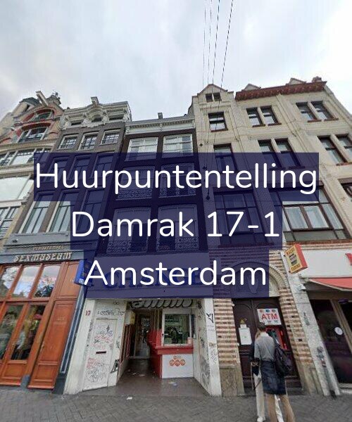 Foto gevel Huurpuntentelling voor Damrak 17-1, Amsterdam