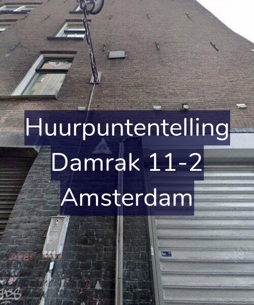 Foto gevel Huurpuntentelling voor Damrak 11-2, Amsterdam