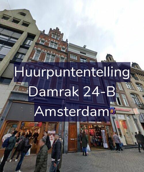 Foto gevel Huurpuntentelling voor Damrak 24-B, Amsterdam