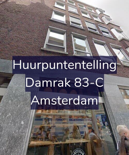 Foto gevel Huurpuntentelling voor Damrak 83-C, Amsterdam