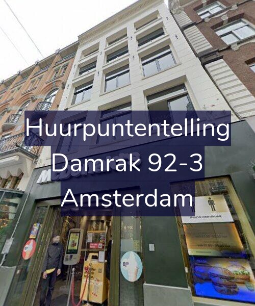 Foto gevel Huurpuntentelling voor Damrak 92-3, Amsterdam