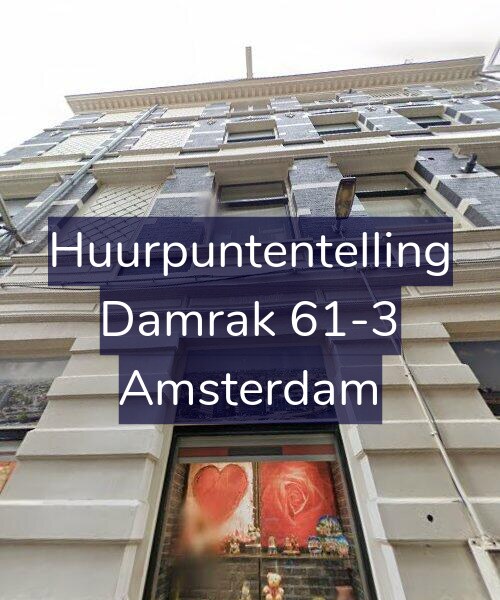 Foto gevel Huurpuntentelling voor Damrak 61-3, Amsterdam
