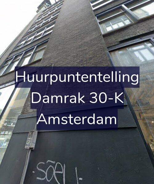 Foto gevel Huurpuntentelling voor Damrak 30-K, Amsterdam