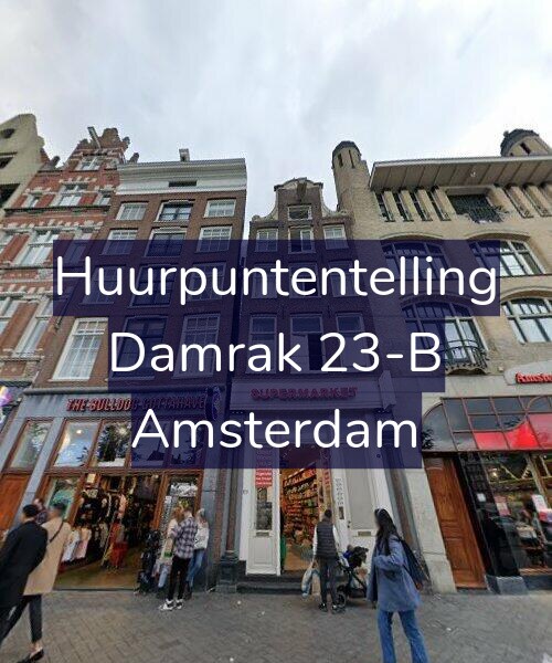 Foto gevel Huurpuntentelling voor Damrak 23-B, Amsterdam