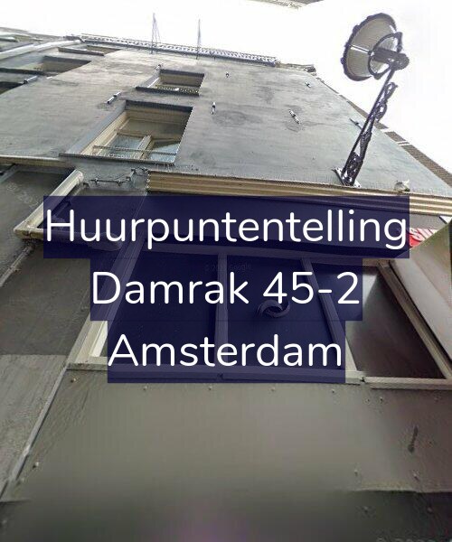 Foto gevel Huurpuntentelling voor Damrak 45-2, Amsterdam
