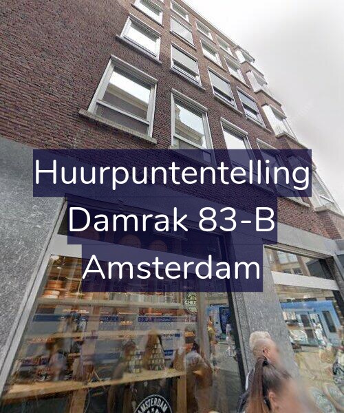 Foto gevel Huurpuntentelling voor Damrak 83-B, Amsterdam