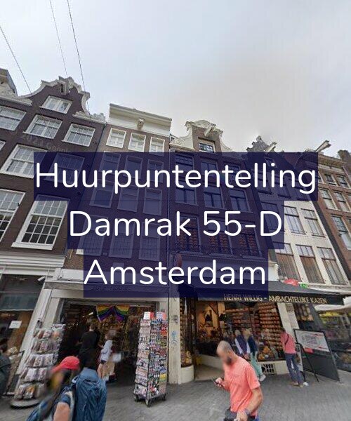 Foto gevel Huurpuntentelling voor Damrak 55-D, Amsterdam