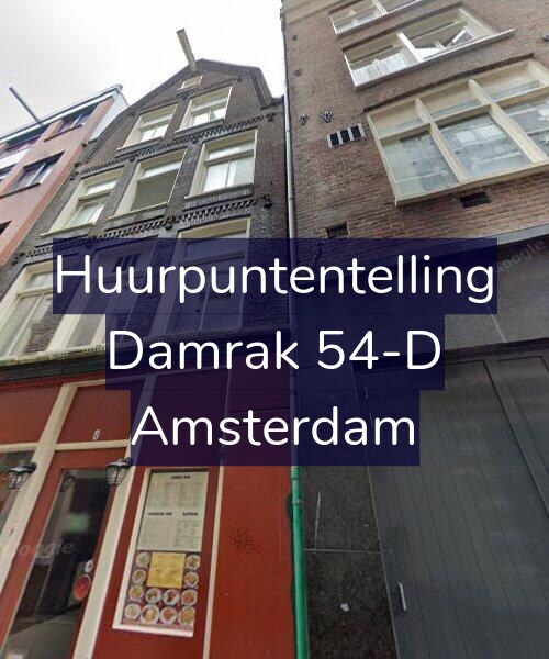 Foto gevel Huurpuntentelling voor Damrak 54-D, Amsterdam