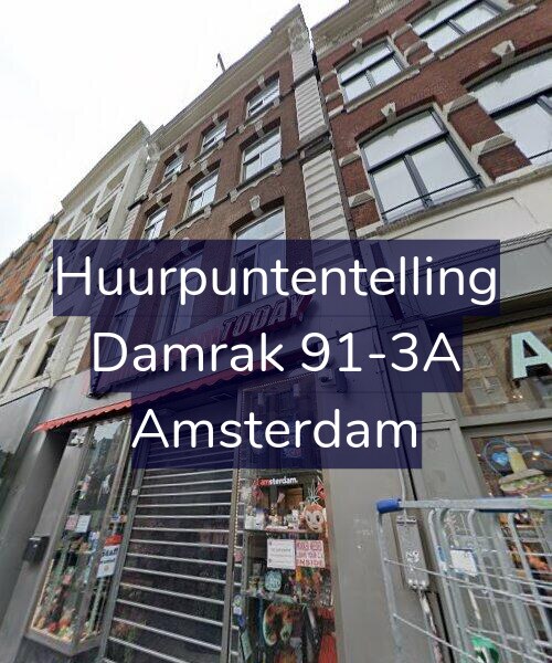 Foto gevel Huurpuntentelling voor Damrak 91-3A, Amsterdam