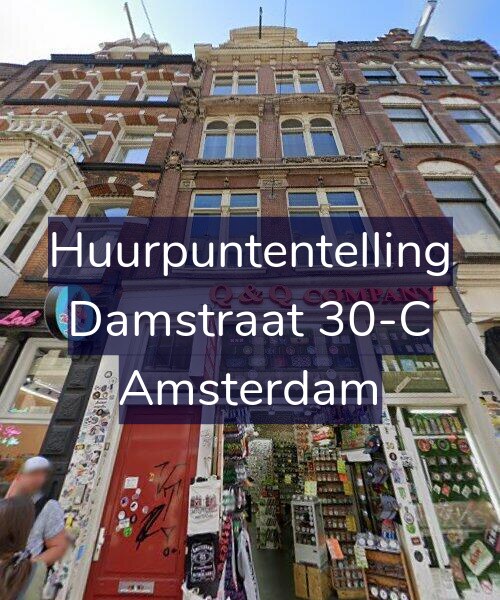Foto gevel Huurpuntentelling voor Damstraat 30-C, Amsterdam