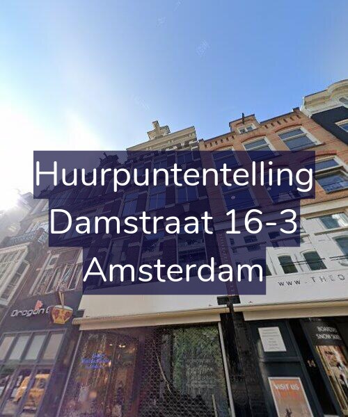 Foto gevel Huurpuntentelling voor Damstraat 16-3, Amsterdam