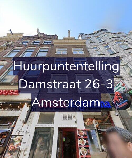 Foto gevel Huurpuntentelling voor Damstraat 26-3, Amsterdam