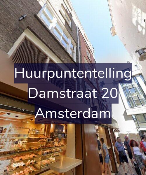 Foto gevel Huurpuntentelling voor Damstraat 20, Amsterdam