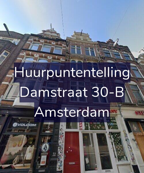 Foto gevel Huurpuntentelling voor Damstraat 30-B, Amsterdam