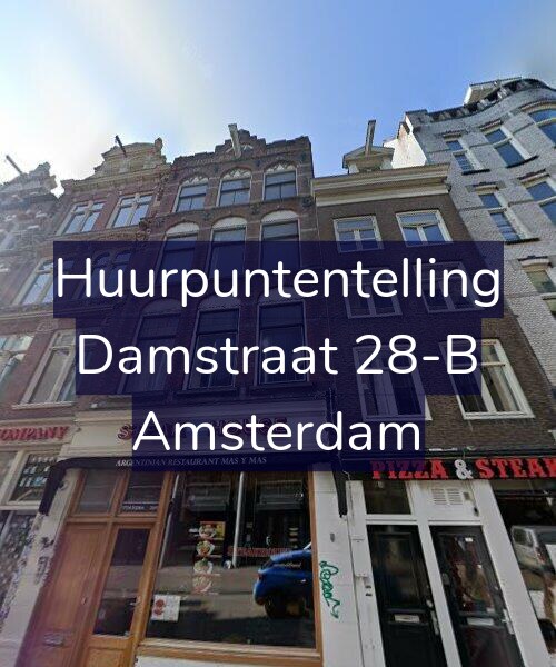 Foto gevel Huurpuntentelling voor Damstraat 28-B, Amsterdam
