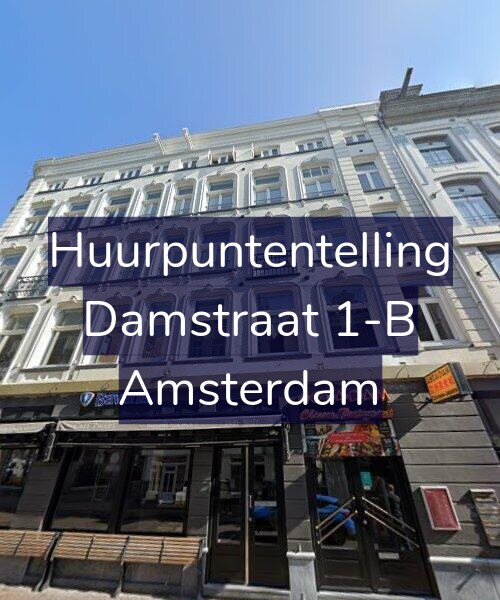 Foto gevel Huurpuntentelling voor Damstraat 1-B, Amsterdam