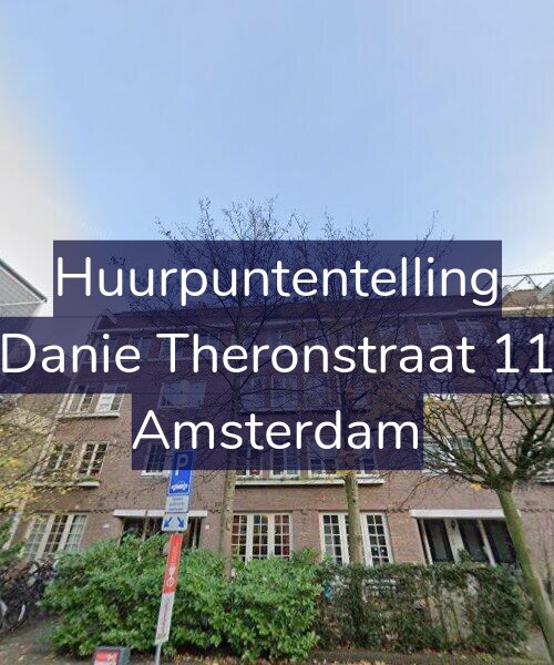 Foto gevel Huurpuntentelling voor Danie Theronstraat 11, Amsterdam