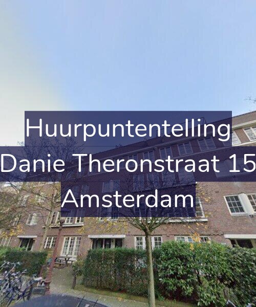 Foto gevel Huurpuntentelling voor Danie Theronstraat 15, Amsterdam