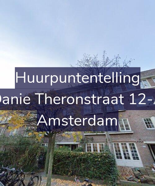 Foto gevel Huurpuntentelling voor Danie Theronstraat 12-A, Amsterdam