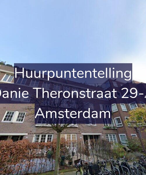 Foto gevel Huurpuntentelling voor Danie Theronstraat 29-A, Amsterdam