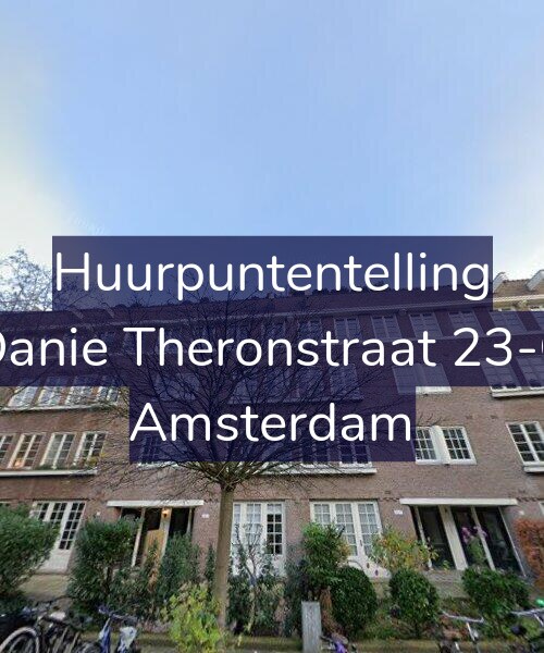Foto gevel Huurpuntentelling voor Danie Theronstraat 23-C, Amsterdam