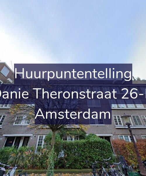 Foto gevel Huurpuntentelling voor Danie Theronstraat 26-D, Amsterdam