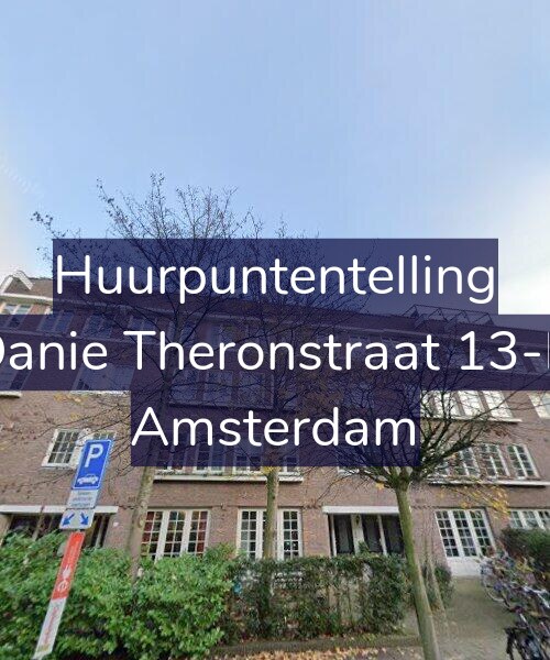 Foto gevel Huurpuntentelling voor Danie Theronstraat 13-D, Amsterdam