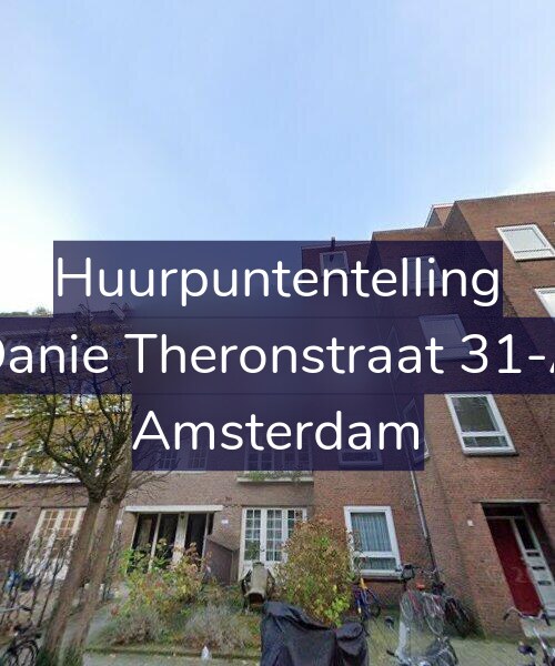 Foto gevel Huurpuntentelling voor Danie Theronstraat 31-A, Amsterdam