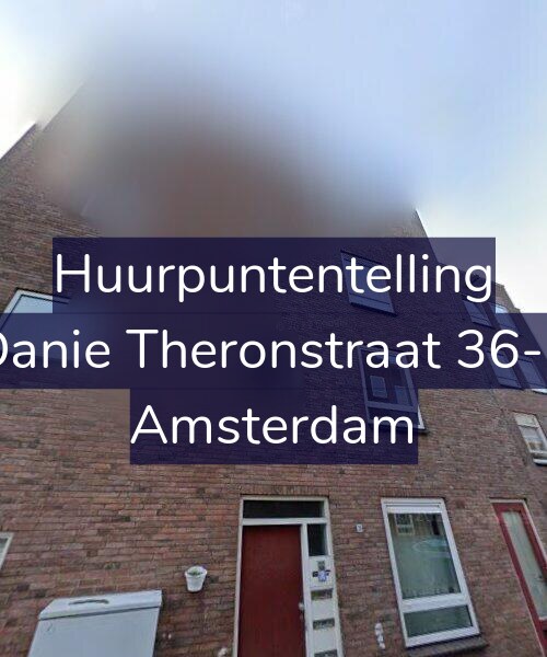 Foto gevel Huurpuntentelling voor Danie Theronstraat 36-3, Amsterdam