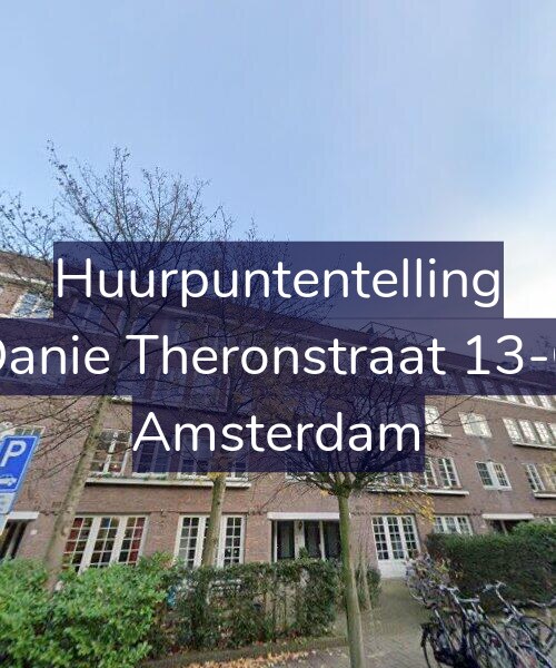 Foto gevel Huurpuntentelling voor Danie Theronstraat 13-C, Amsterdam