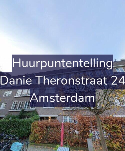 Foto gevel Huurpuntentelling voor Danie Theronstraat 24, Amsterdam