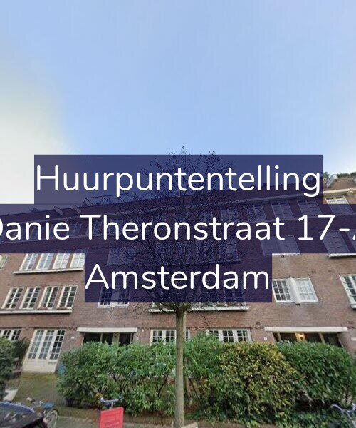 Foto gevel Huurpuntentelling voor Danie Theronstraat 17-A, Amsterdam