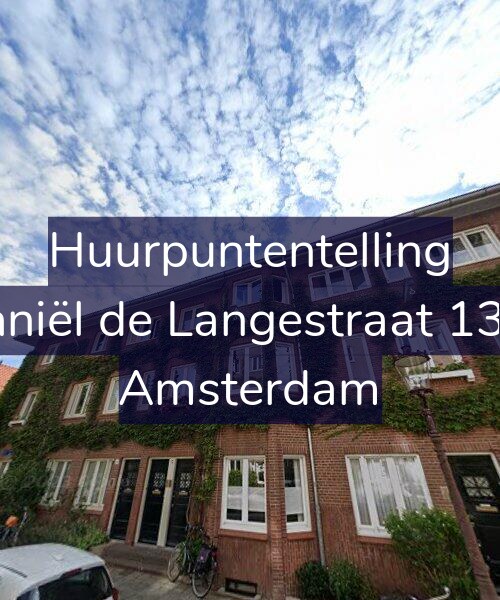 Foto gevel Huurpuntentelling voor Daniël de Langestraat 13-1, Amsterdam
