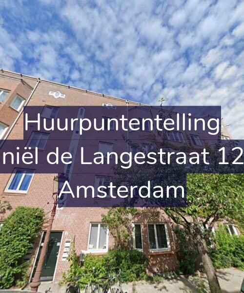 Foto gevel Huurpuntentelling voor Daniël de Langestraat 12-H, Amsterdam