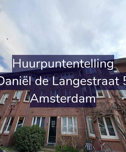 Foto gevel Huurpuntentelling voor Daniël de Langestraat 5, Amsterdam