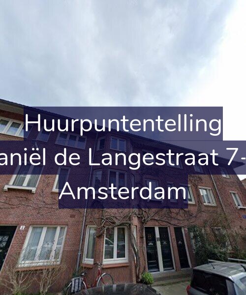 Foto gevel Huurpuntentelling voor Daniël de Langestraat 7-H, Amsterdam