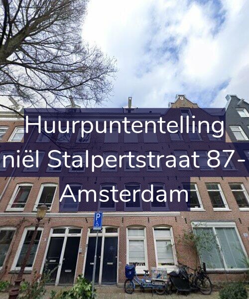 Foto gevel Huurpuntentelling voor Daniël Stalpertstraat 87-2A, Amsterdam