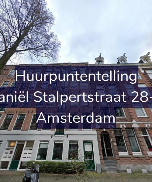 Foto gevel Huurpuntentelling voor Daniël Stalpertstraat 28-A, Amsterdam
