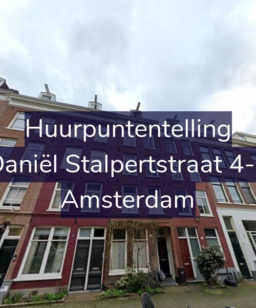 Foto gevel Huurpuntentelling voor Daniël Stalpertstraat 4-1, Amsterdam