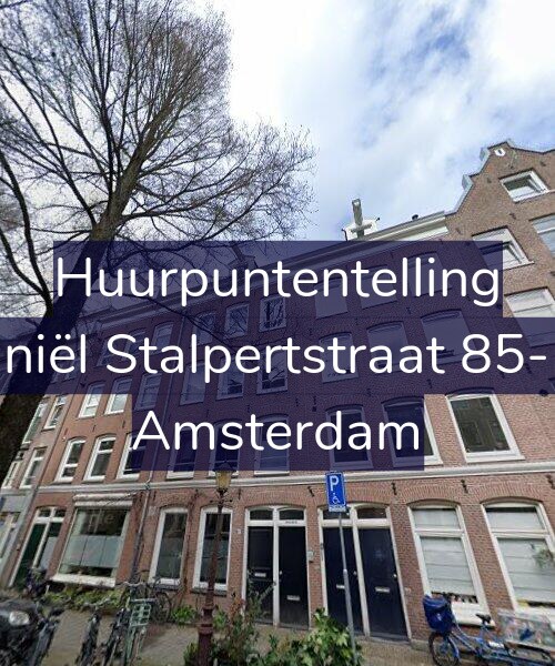 Foto gevel Huurpuntentelling voor Daniël Stalpertstraat 85-1A, Amsterdam