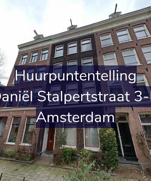 Foto gevel Huurpuntentelling voor Daniël Stalpertstraat 3-H, Amsterdam