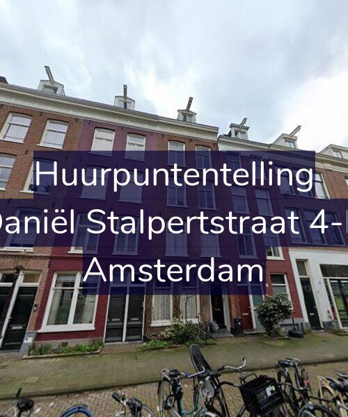 Foto gevel Huurpuntentelling voor Daniël Stalpertstraat 4-H, Amsterdam