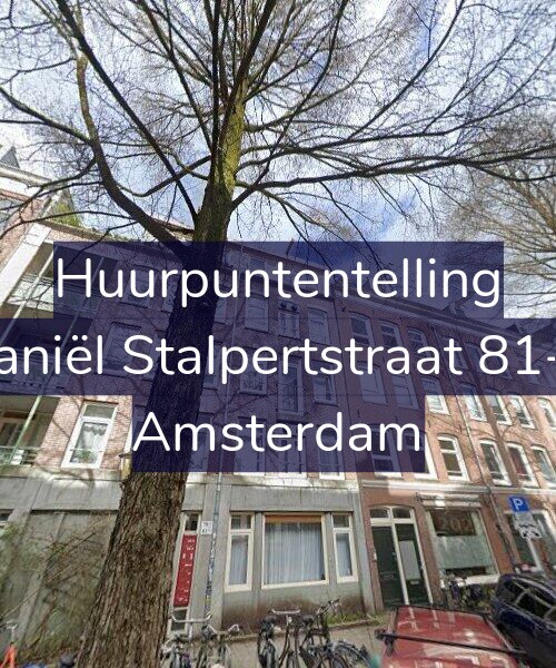 Foto gevel Huurpuntentelling voor Daniël Stalpertstraat 81-A, Amsterdam