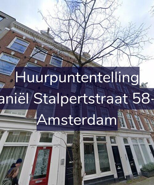 Foto gevel Huurpuntentelling voor Daniël Stalpertstraat 58-H, Amsterdam