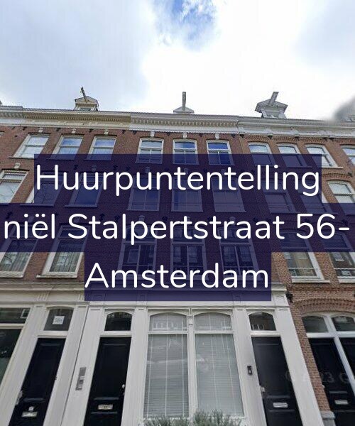 Foto gevel Huurpuntentelling voor Daniël Stalpertstraat 56-1V, Amsterdam