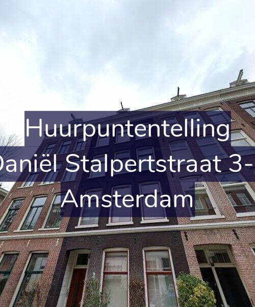 Foto gevel Huurpuntentelling voor Daniël Stalpertstraat 3-3, Amsterdam