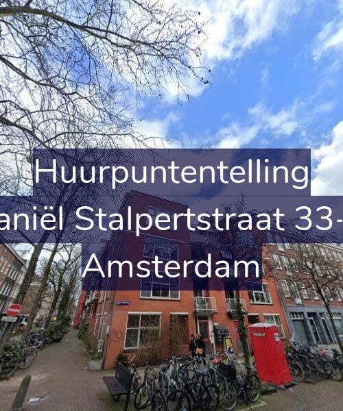 Foto gevel Huurpuntentelling voor Daniël Stalpertstraat 33-D, Amsterdam