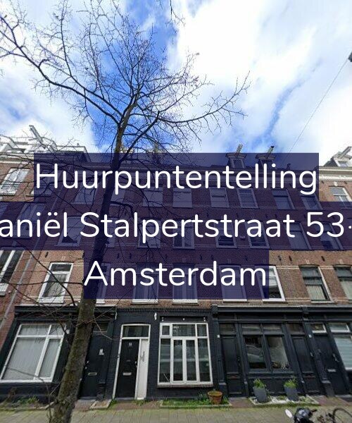 Foto gevel Huurpuntentelling voor Daniël Stalpertstraat 53-1, Amsterdam