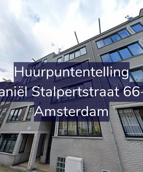 Foto gevel Huurpuntentelling voor Daniël Stalpertstraat 66-B, Amsterdam