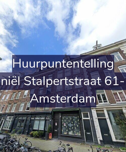 Foto gevel Huurpuntentelling voor Daniël Stalpertstraat 61-1V, Amsterdam